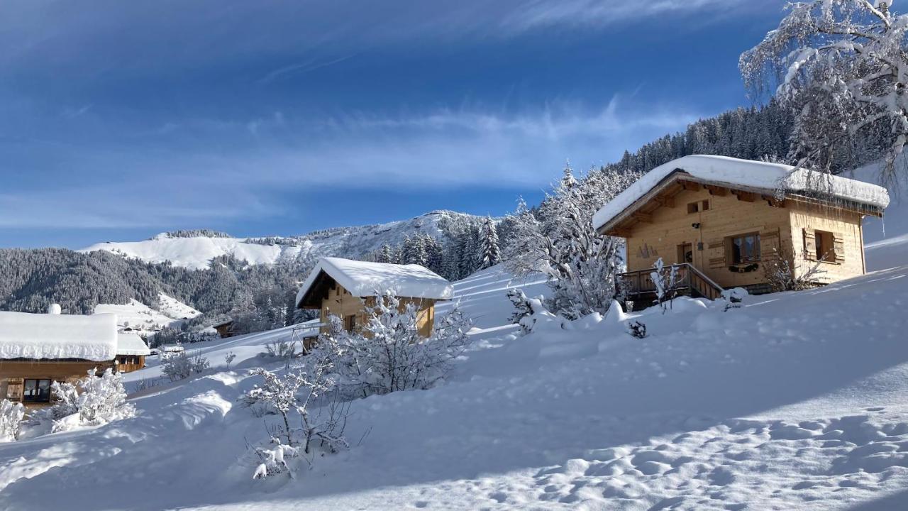 Chalets Savoie Les Chalets D'Heidi Notre-Dame-de-Bellecombe Dış mekan fotoğraf
