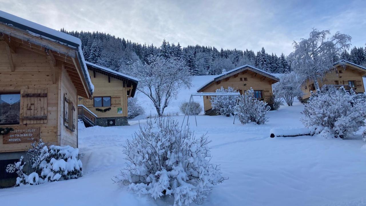 Chalets Savoie Les Chalets D'Heidi Notre-Dame-de-Bellecombe Dış mekan fotoğraf